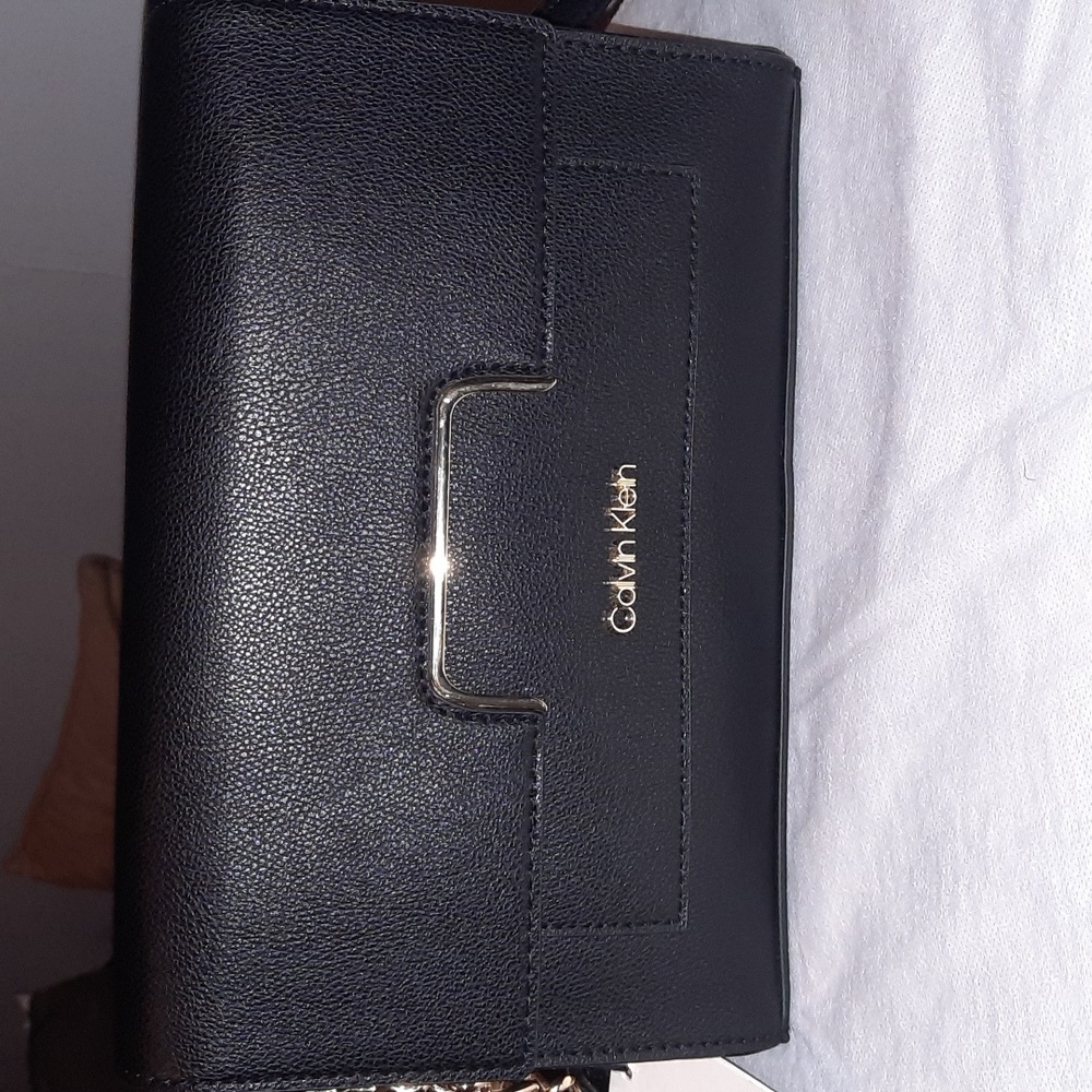 Calvin Klein Black Leather Bag